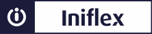 logo azul marinho iniflex